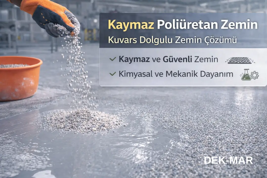 Kaymaz poliüretan zemin kaplama için kullanılan kuvars dolgu malzemeleri ve endüstriyel zemin yüzeyi&nbsp;