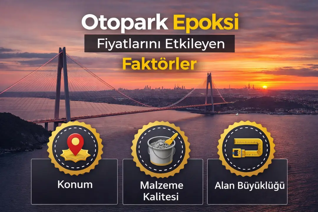 İstanbul’da otopark epoksi kaplama fiyatlarını etkileyen faktörler; konum, zemin durumu, malzeme kalitesi ve alan büyüklüğü