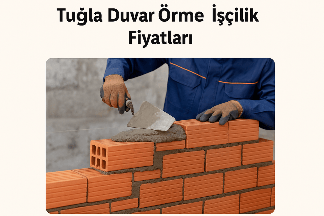 2025 tuğla duvar örme işçilik fiyatları, m² maliyetler ve uygulama süreci hakkında güncel bilgiler.