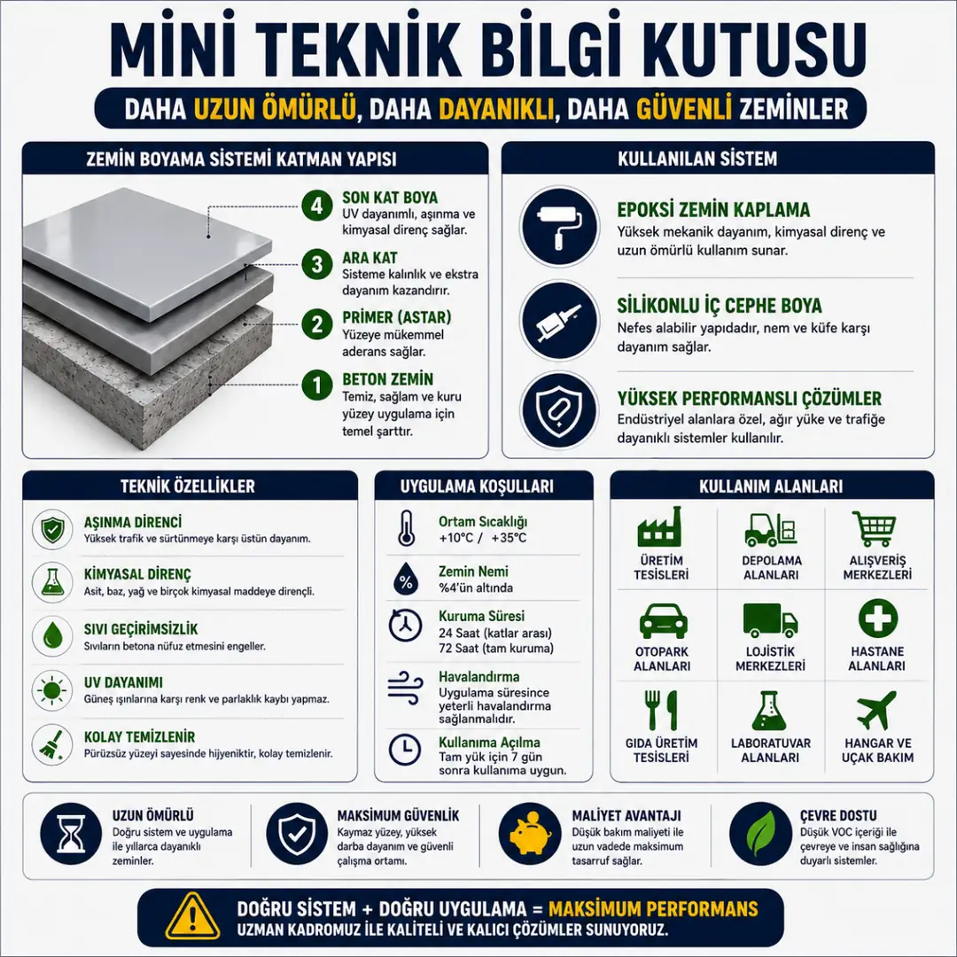 Fabrika boyama tasarruf yöntemleri teknik bilgi özet tablosu&nbsp;