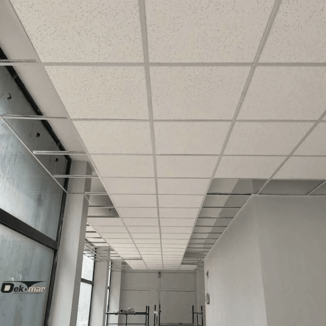 60x60 Akustik Asma Tavan | Ses Yalıtımlı ve Dekoratif Çözümler