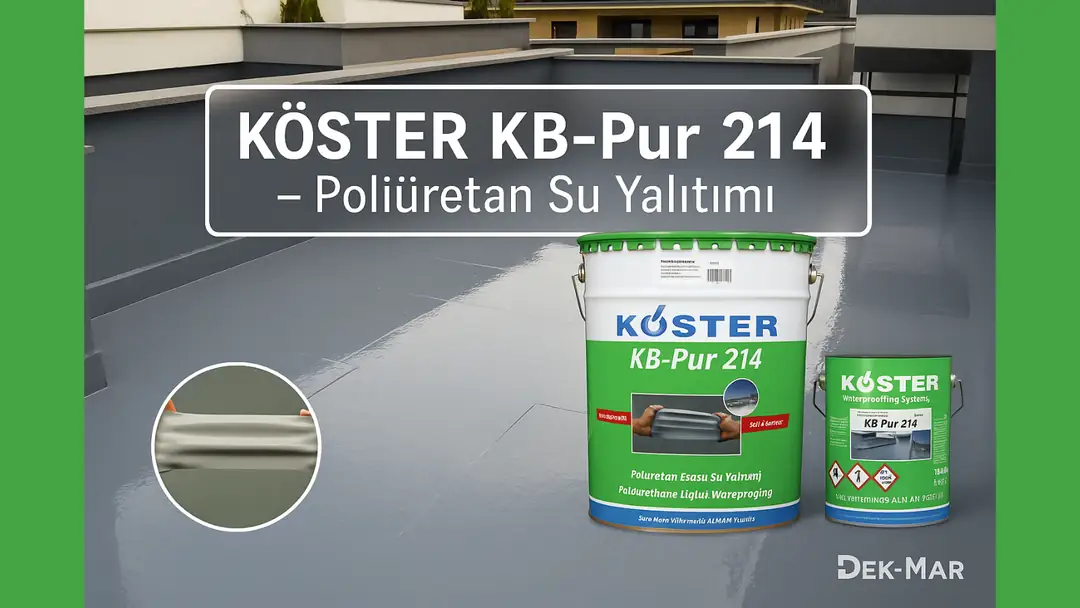 Köster KB Pur 214 25 Kg Fiyatı | Poliüretan Su Yalıtımı