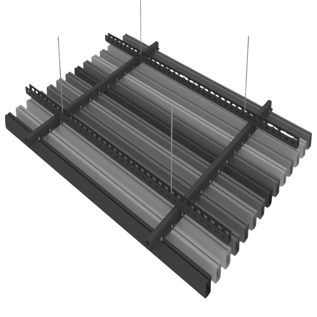 Alüminyum Ekstrüzyon Baffle Tavan