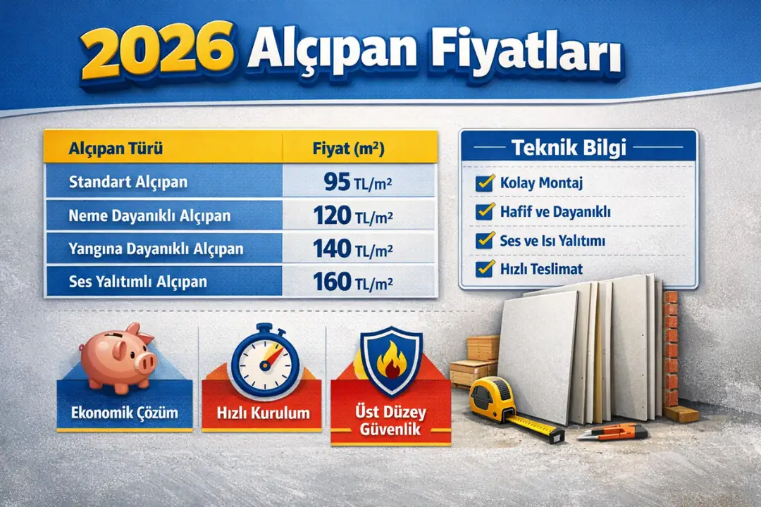 duvar alçıpan fiyatları 2026 m2 fiyat tablosu ve teknik bilgiler alçıpan duvar kalınlık yalıtım ve uygulama detayları&nbsp;