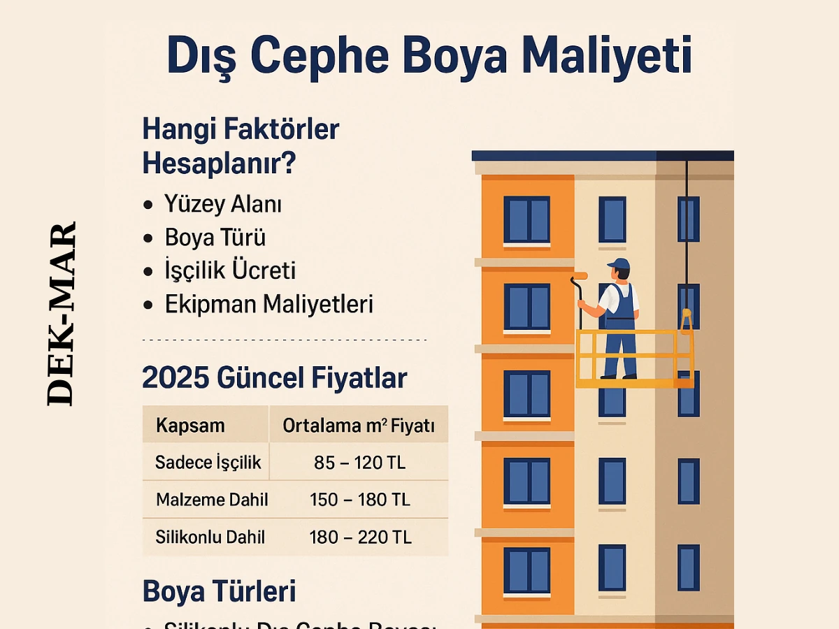 5 Katlı Bina Dış Cephe Boya Maliyeti