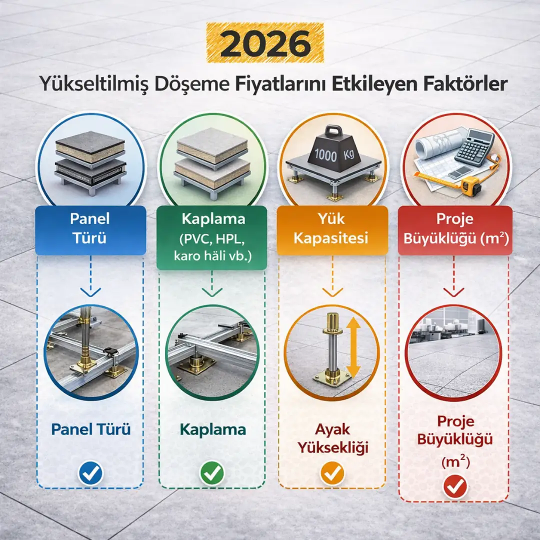 2026 yükseltilmiş döşeme fiyatlarını etkileyen faktörler&nbsp;