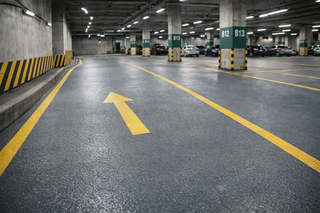 Pendik otopark alanlarında kaymaz epoksi zemin kaplama&nbsp;