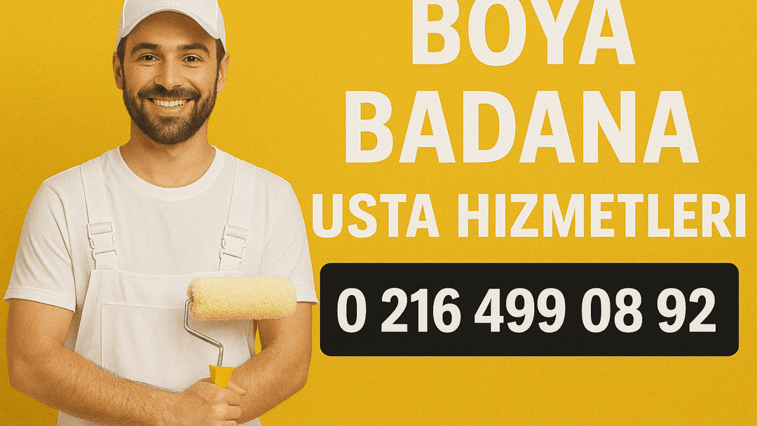 Boya badana usta hizmetleri – iletişim 0 216 499 08 92. 
