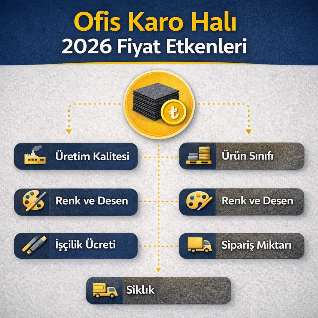 karo halı fiyatını belirleyen faktörler infografik&nbsp;