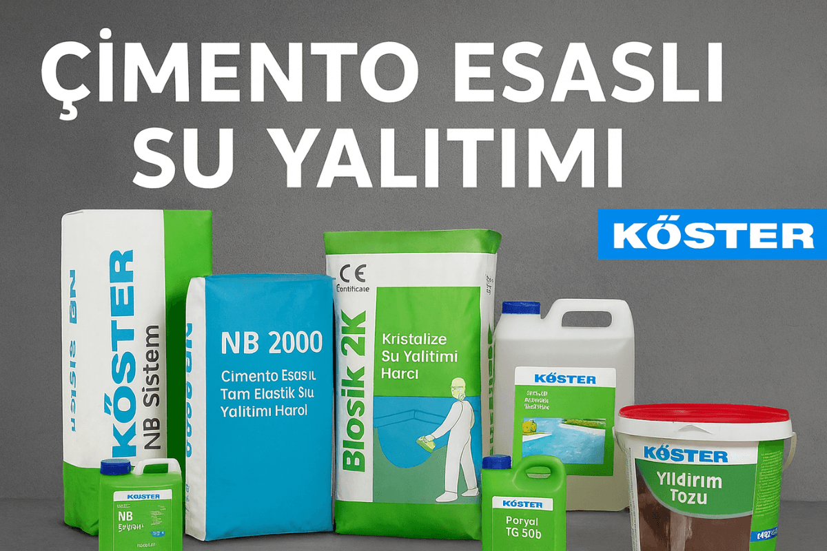 Köster Çimento Esaslı Su Yalıtımı
