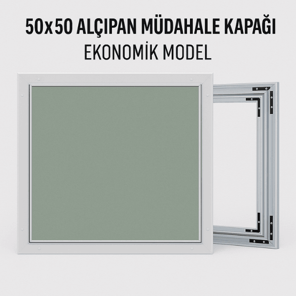 50x50 Alçıpan Müdahale Kapağı Ekonomik Model
