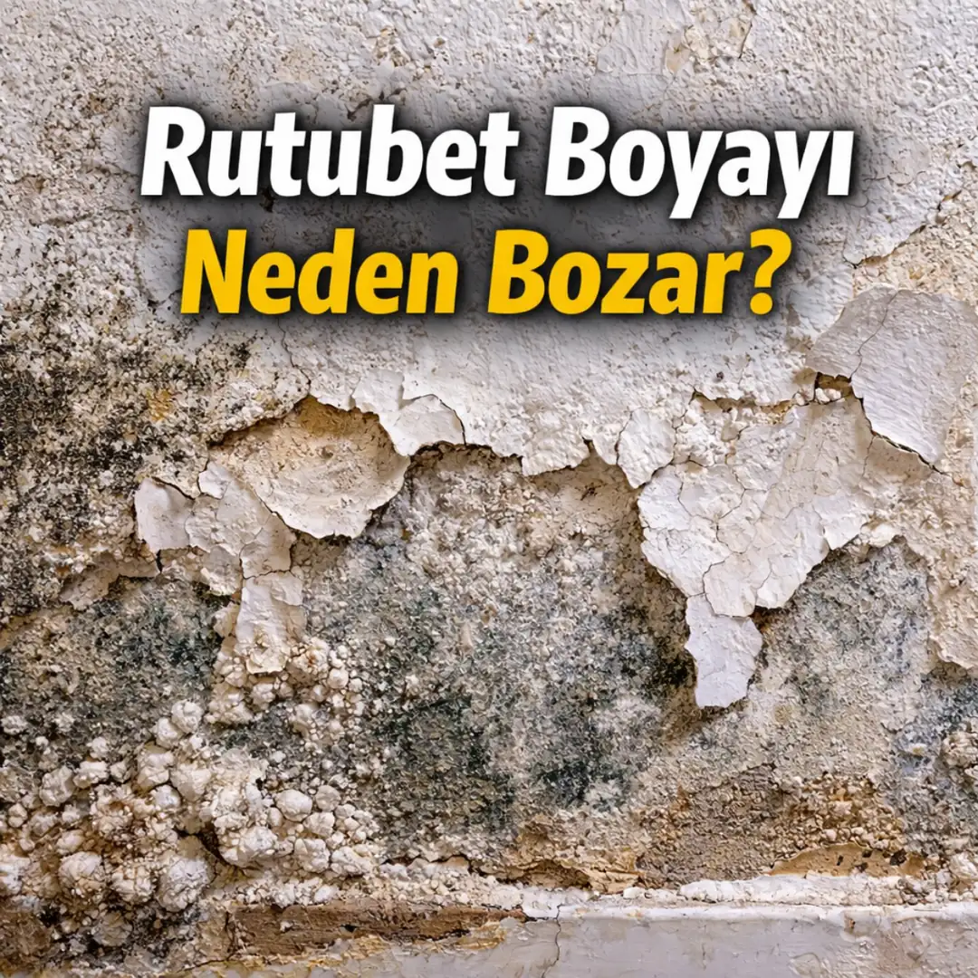 nemli duvarda boya neden tutmaz kabarma ve soyulma örneği&nbsp;