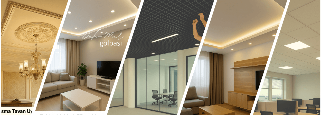 Gölbaşı Villa Konut Tavan Dekorasyonları