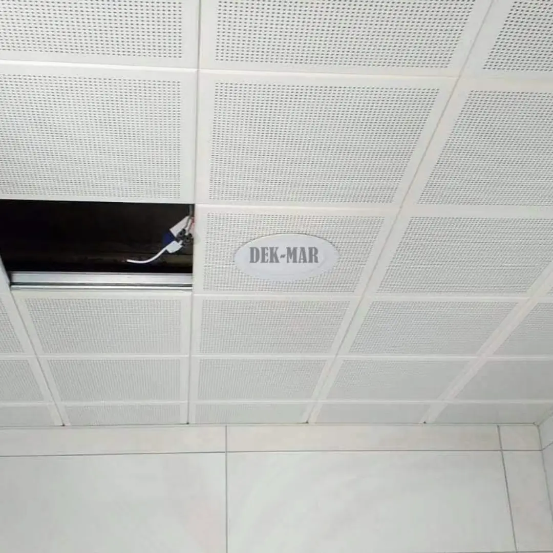 30x30 clip-in metal asma tavan sistem detayı gizli taşıyıcı panel kilit mekanizması&nbsp;