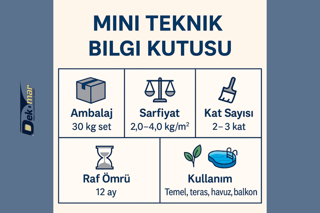 Köster NB 2000 teknik bilgiler: ambalaj, sarfiyat, kat sayısı, raf ömrü ve kullanım alanları. 