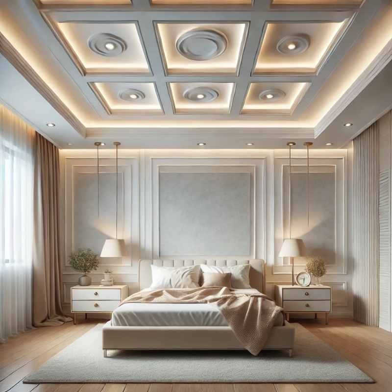 Dekoratif Modern Alçı Tavanlar – İç mekanlarınıza zarafet ve şıklık katan dayanıklı, fonksiyonel ve göz alıcı alçı tavan modelleri.