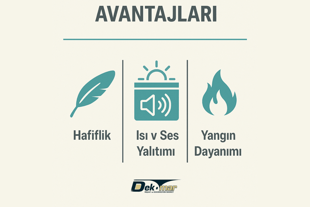 Bims duvar avantajları – hafiflik, ısı ve ses yalıtımı, yangın dayanımı. 