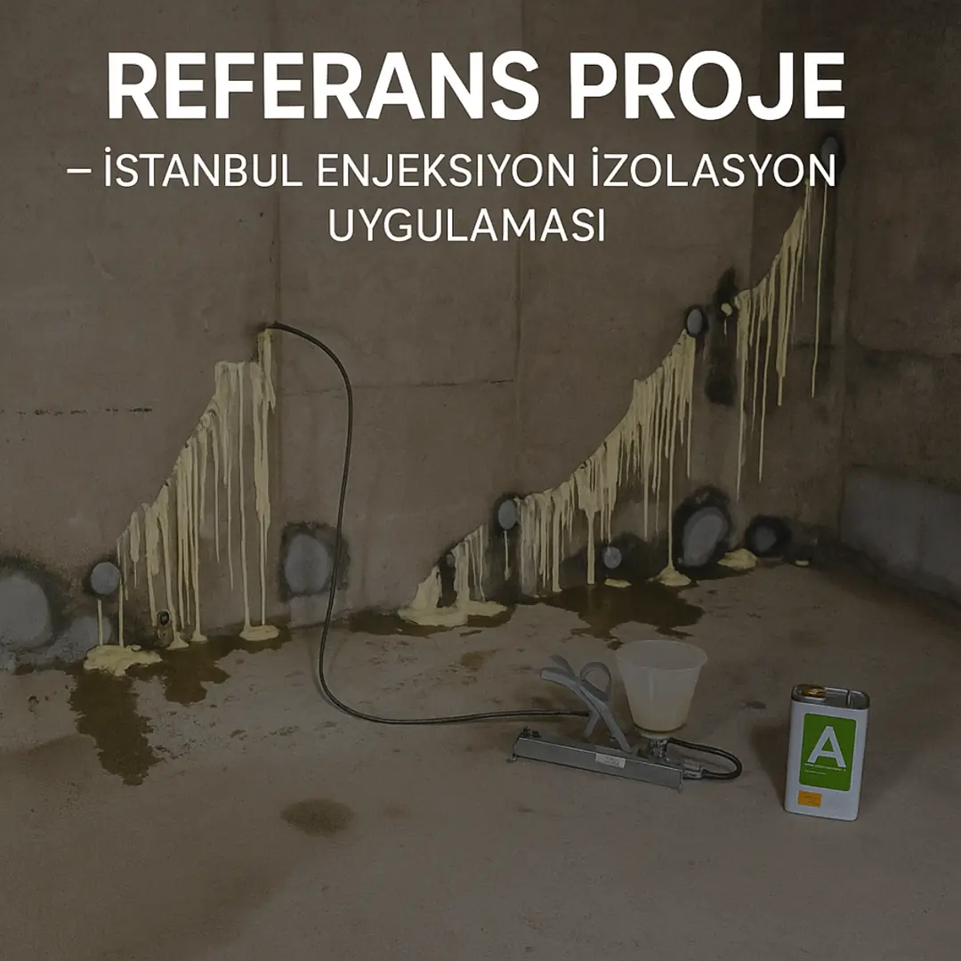 Dek-Mar referans projesi – İstanbul enjeksiyon izolasyon uygulaması, poliüretan su yalıtımı 2025
