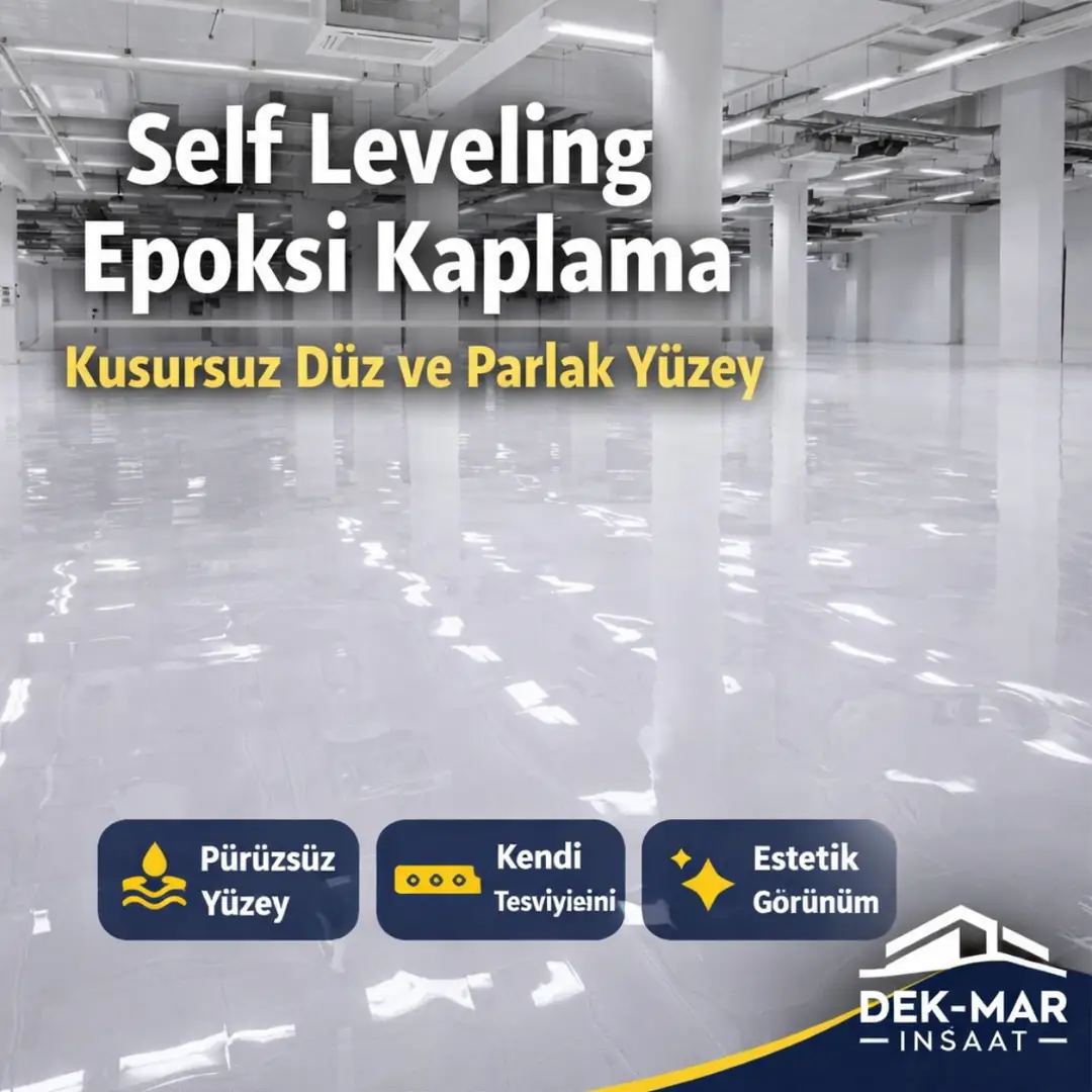 self leveling epoksi zemin düz parlak hijyenik zemin kaplama esenyurt&nbsp;