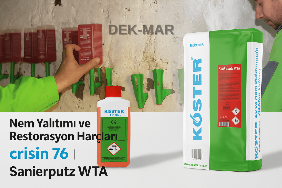 Nem Yalıtımı ve Restorasyon Harçları