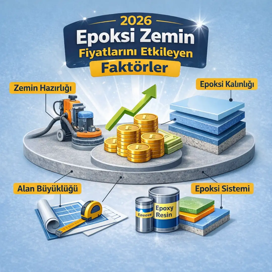 epoksi zemin kaplama fiyatlarını etkileyen faktörler&nbsp;