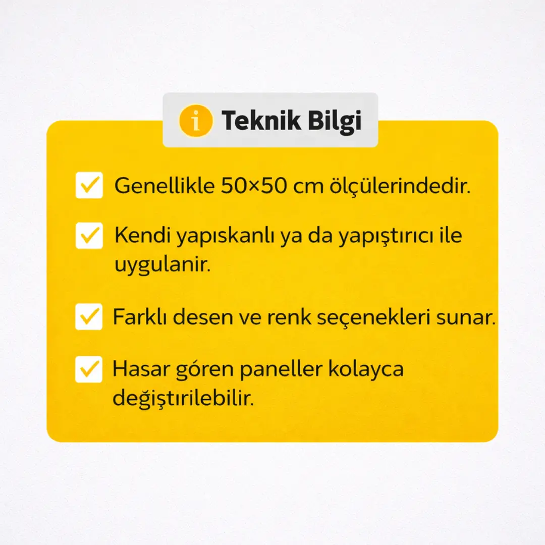 Karo halı teknik özellikleri, ölçüler, kalınlık ve kullanım ömrü bilgileri