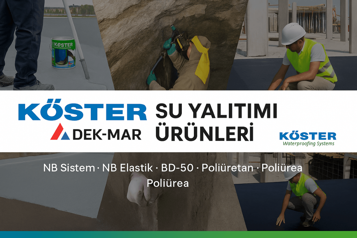 KÖSTER Su Yalıtımı Ürünleri
