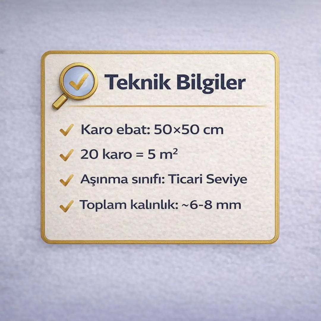 karo halı teknik özellikleri mini bilgi kutusu&nbsp;