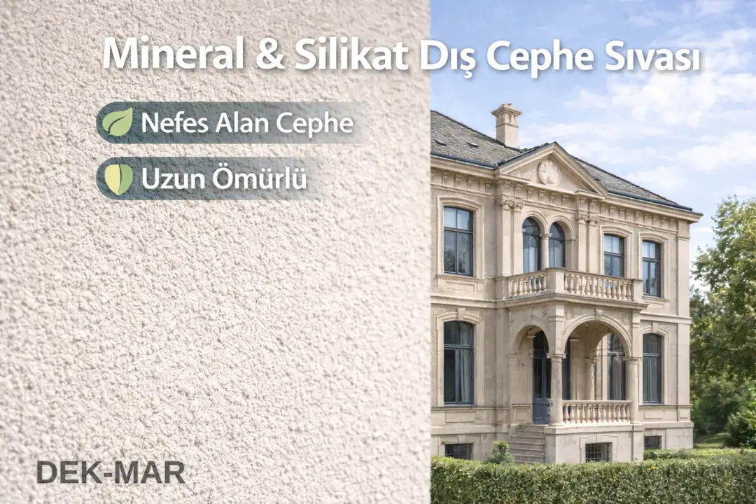 Mineral ve silikat esaslı dış cephe sıvası – nefes alan ve uzun ömürlü cephe çözümü&nbsp;
