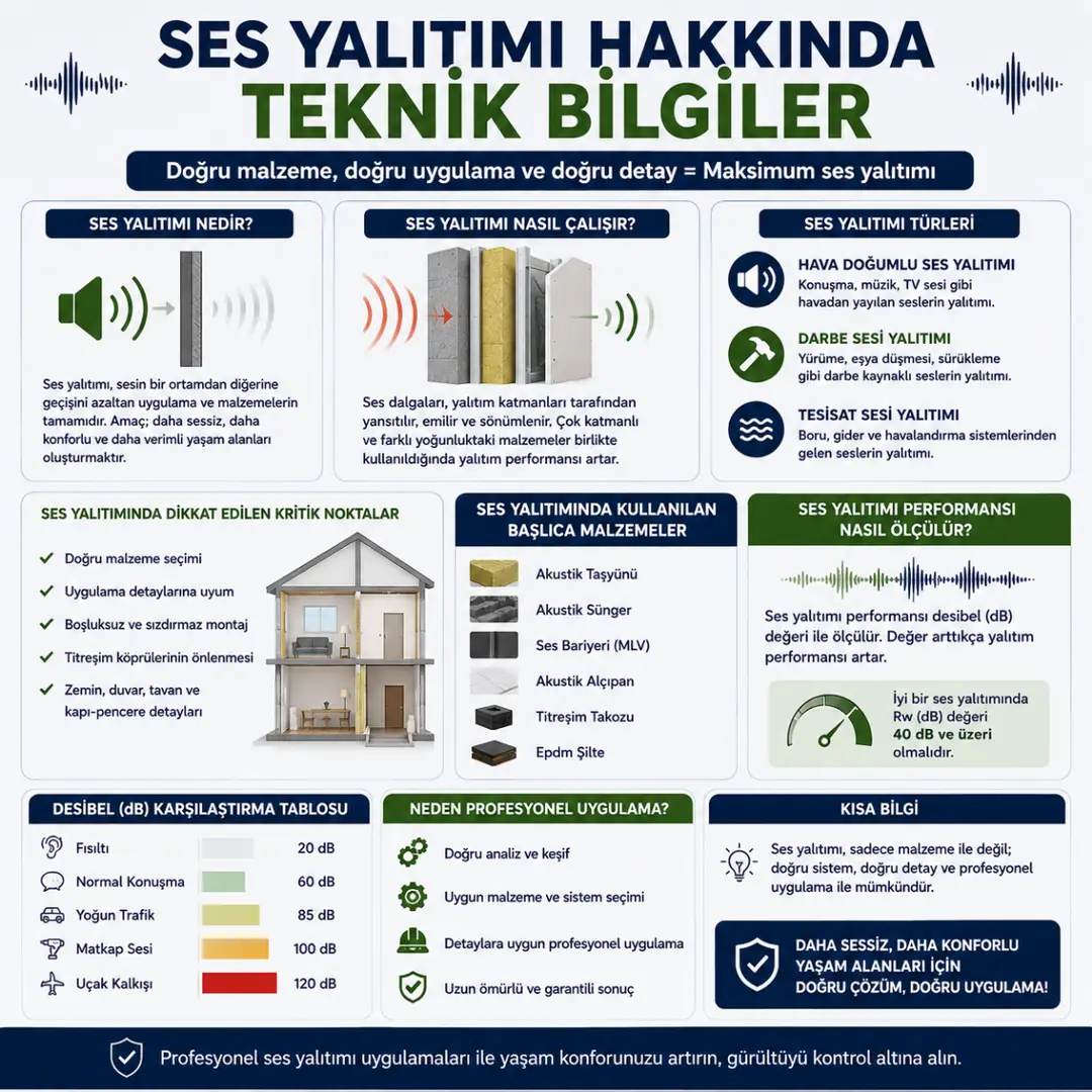 Darbe sesi ve hava kaynaklı ses arasındaki fark