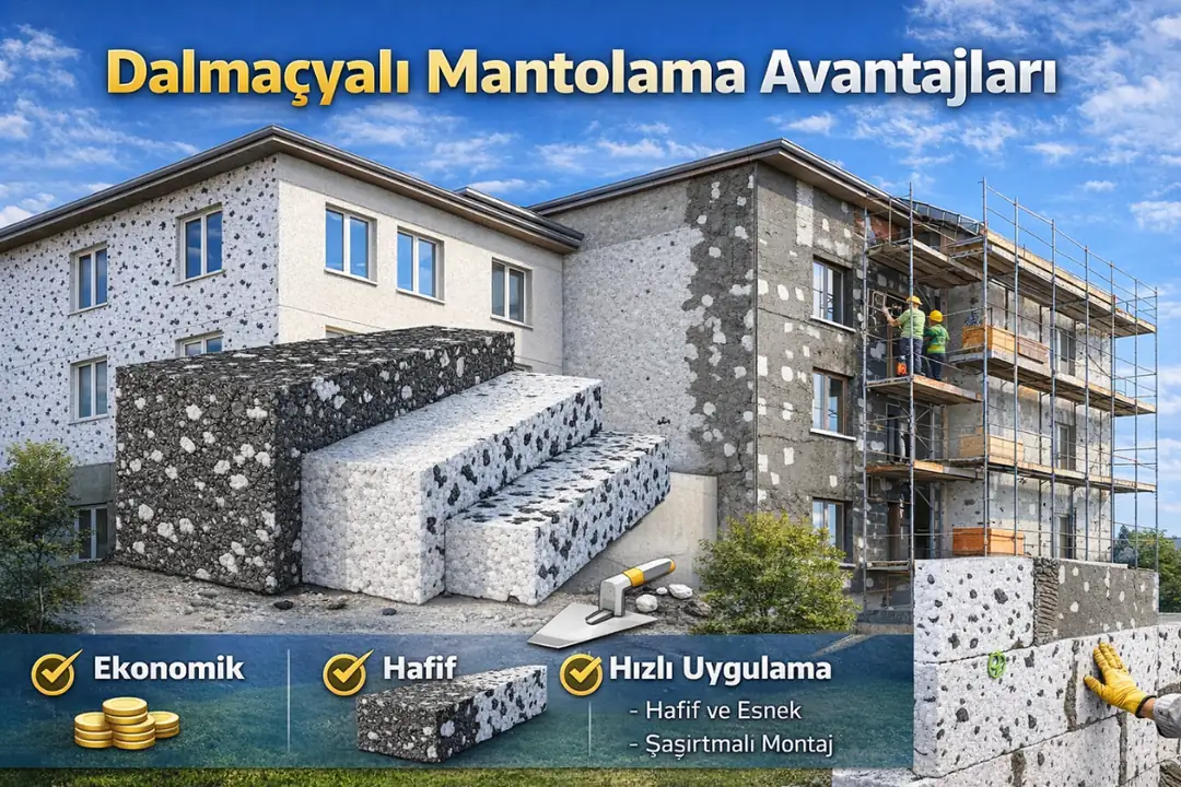 Dalmaçyalı mantolama sisteminin ekonomik ve enerji tasarruflu avantajları&nbsp;