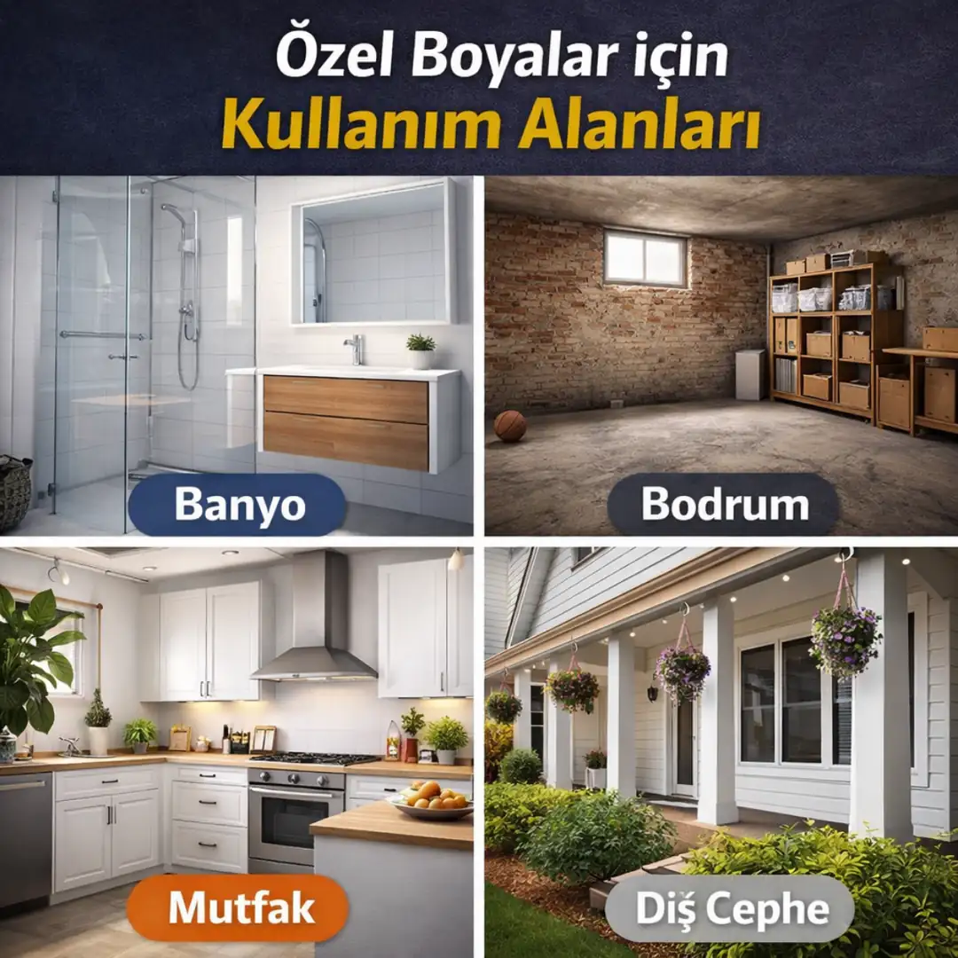 rutubetli duvar banyo bodrum otopark kullanım alanları&nbsp;