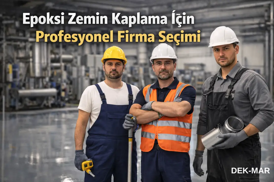 Epoksi zemin kaplama yapan firmalar arasından profesyonel firma seçimi&nbsp;