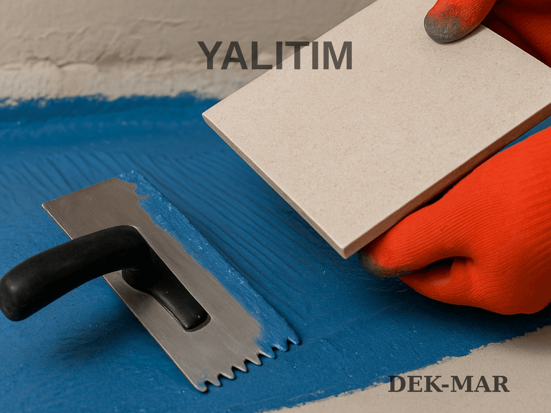 Fayans döşeme öncesi su yalıtımı uygulaması – yüzeye izolasyon malzemesi sürülmesi