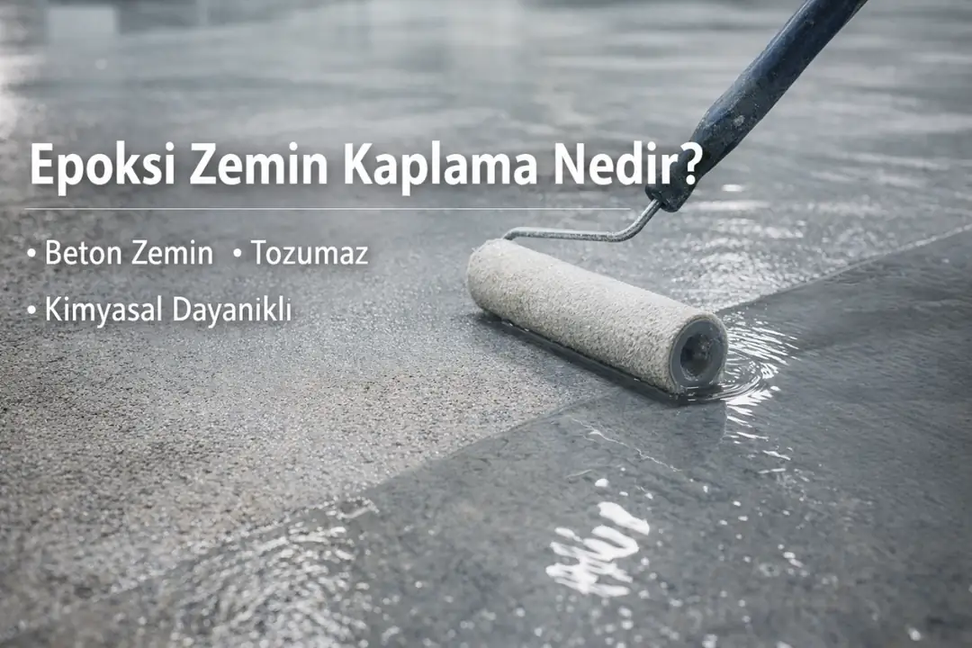 Epoksi zemin kaplama nedir, beton zemin üzerine epoksi uygulama detayı&nbsp;