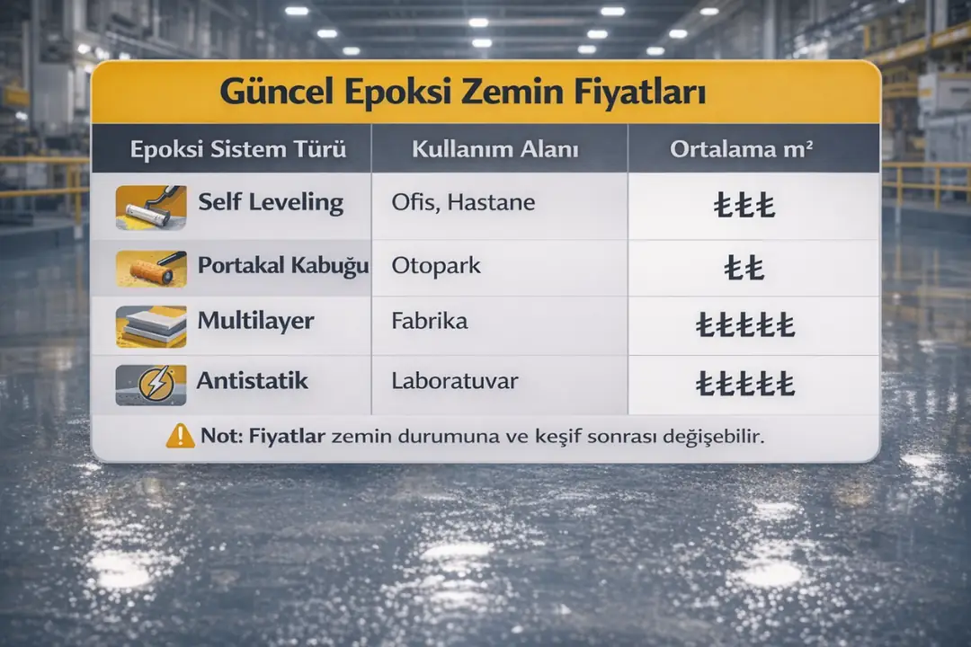 İstanbul epoksi zemin kaplama fiyatları; sistem türüne, zemin durumuna ve metrekareye göre değişiklik gösterir.&nbsp;