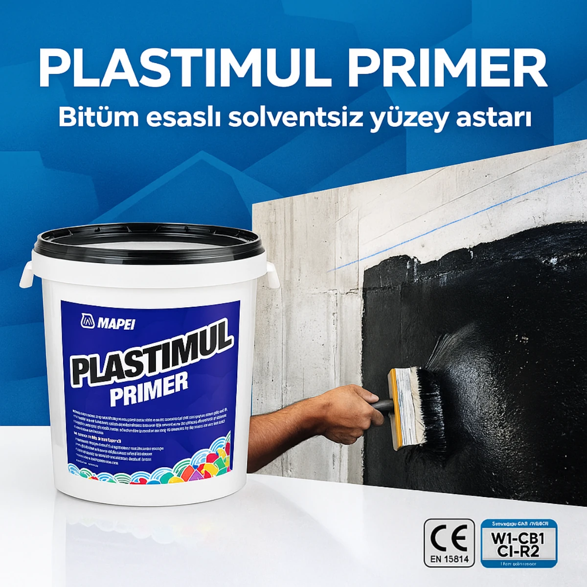 PLASTIMUL PRIMER – Bitüm Esaslı Astar (Solventsiz)