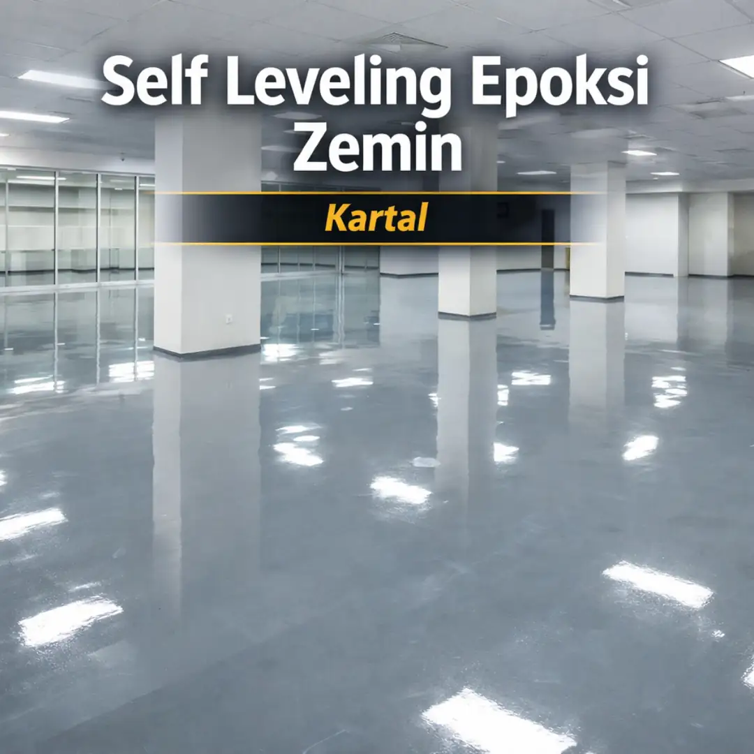 Self leveling epoksi zemin kaplama Kartal bölgesinde hijyenik ve pürüzsüz yüzey sağlayan modern zemin çözümü&nbsp;