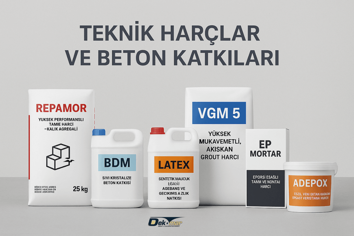 Teknik Harçlar ve Beton Katkıları