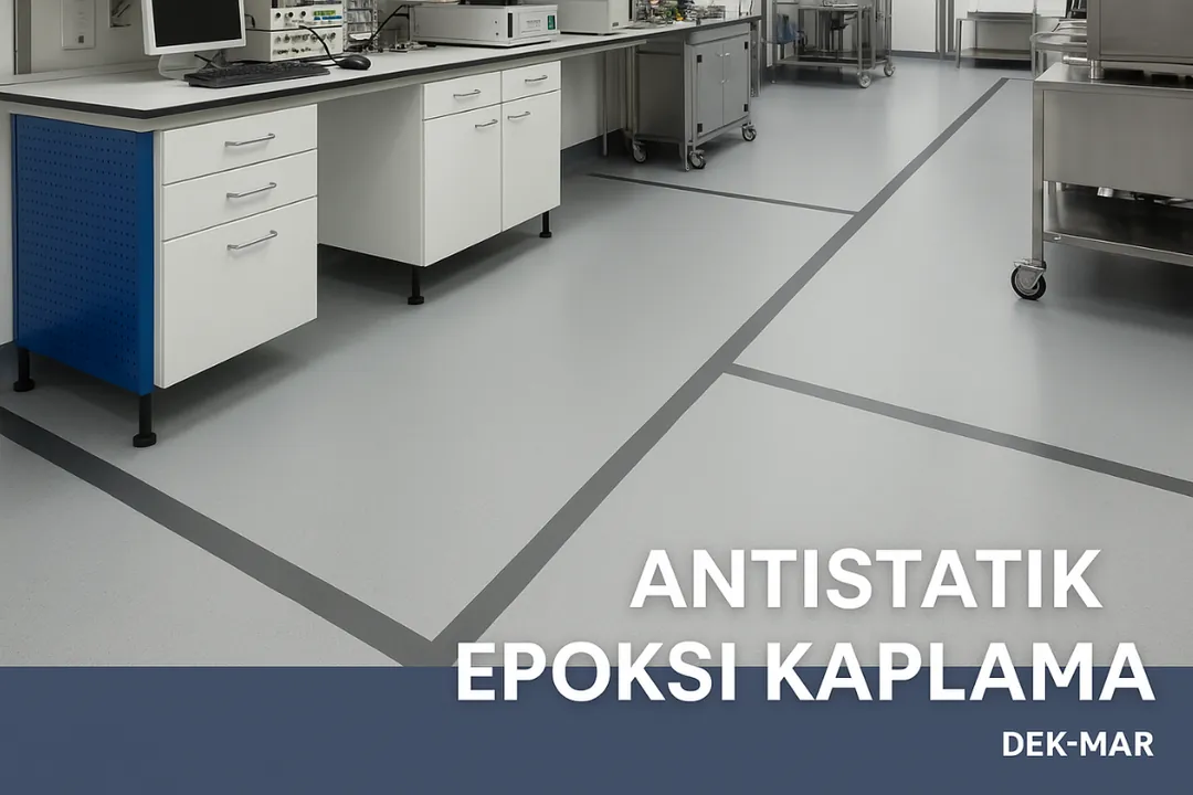 Antistatik epoksi kaplama – laboratuvar ve üretim tesisi uygulaması – Dek-Mar 