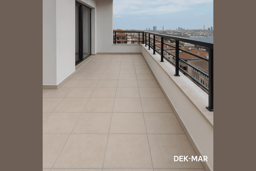 Dek-Mar İnşaat tarafından tamamlanmış balkon sürme izolasyon referans projesi 