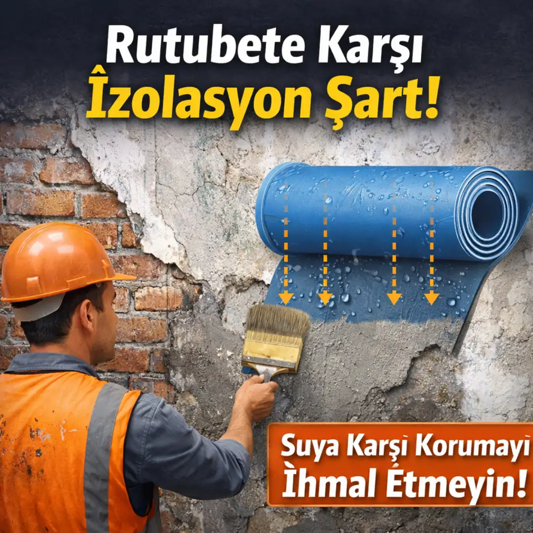 rutubetli duvar çözümü su yalıtımı uygulaması detay&nbsp;