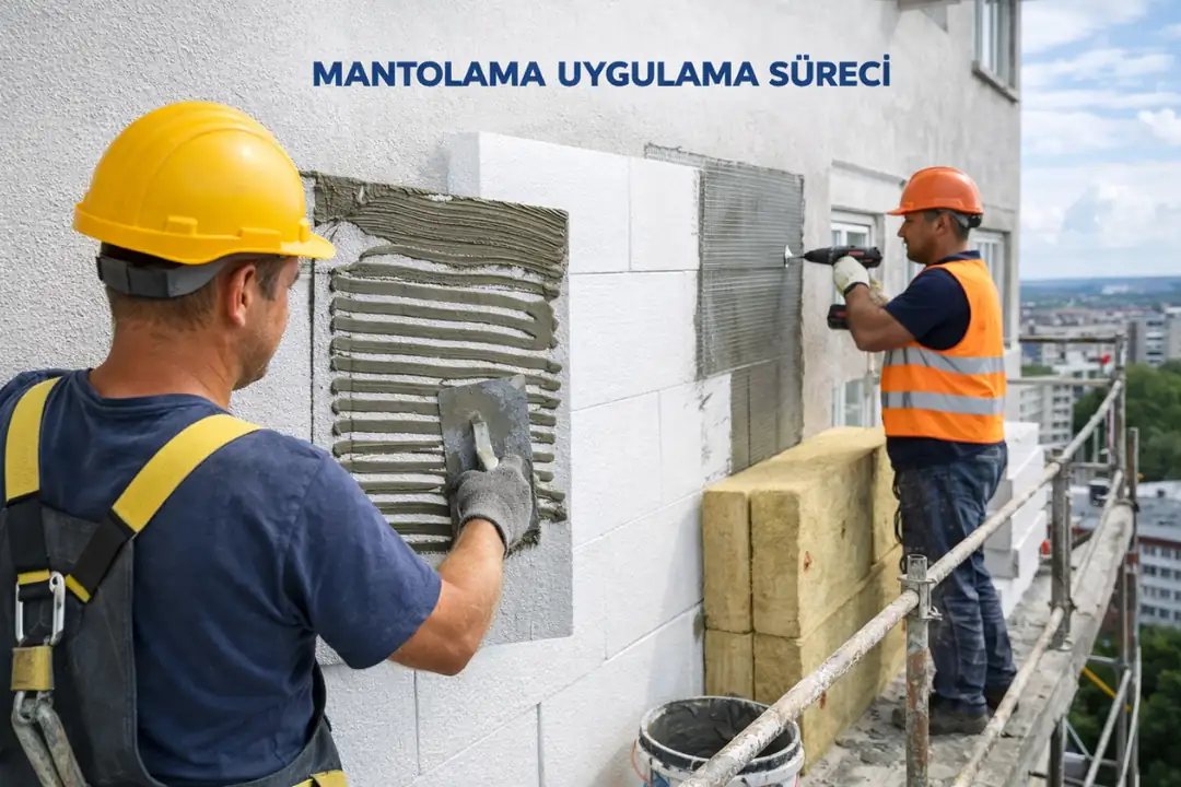 mantolama uygulama aşamaları dış cephe yalıtım montaj süreci&nbsp;