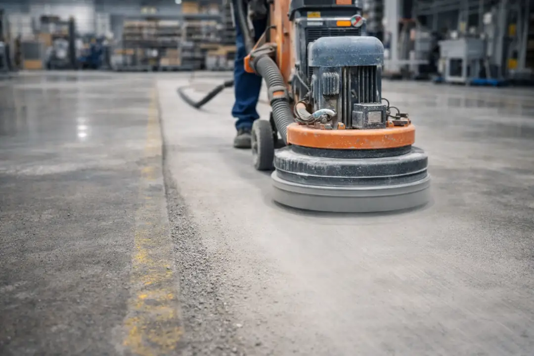 epoksi kaplama öncesi beton taşlama zemin hazırlığı&nbsp;