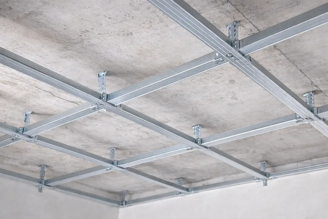 banyo pvc asma tavan galvaniz metal profil karkas montajı