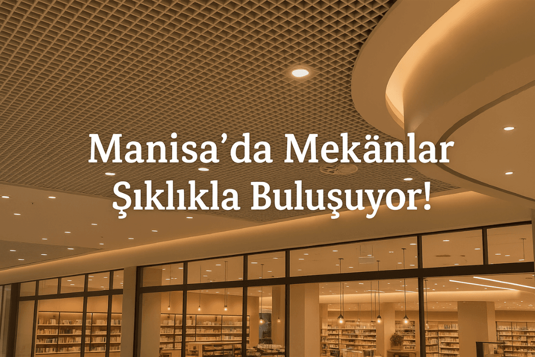 Manisa asma tavan uygulamaları ile modern ve estetik iç mekân çözümleri sunuyoruz. Şık tasarımlar ve profesyonel montaj hizmeti. 