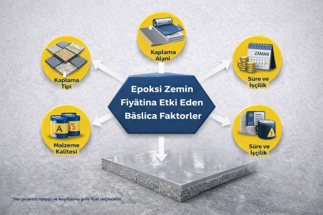 Epoksi zemin kaplama fiyatını etkileyen faktörler&nbsp;