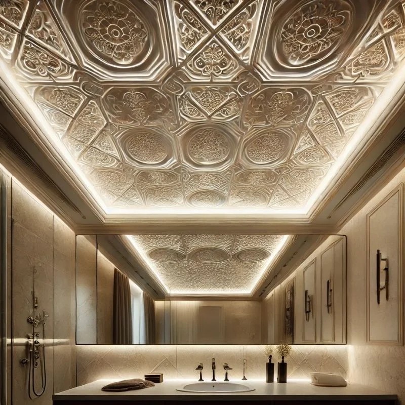 Banyo Ters Tavan Modelleri gerçek sanat