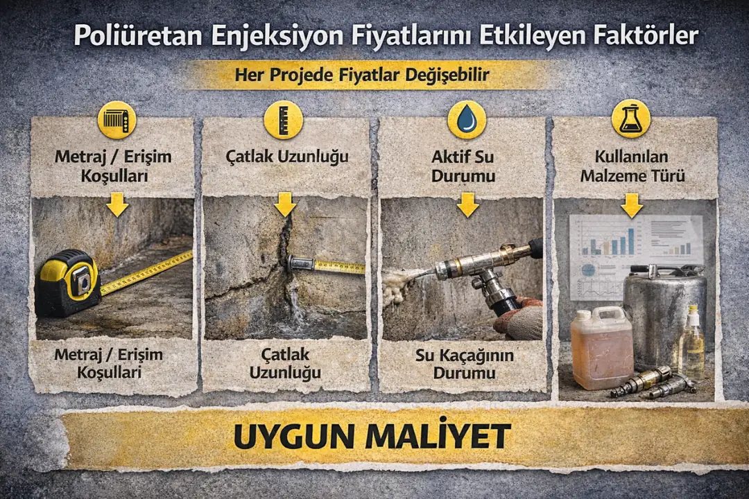 Poliüretan enjeksiyon fiyatlarını etkileyen faktörler&nbsp;