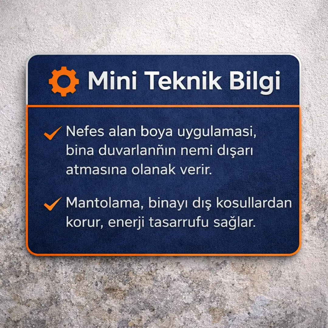 Rutubet önleme teknik özet ve uygulama bilgileri&nbsp;